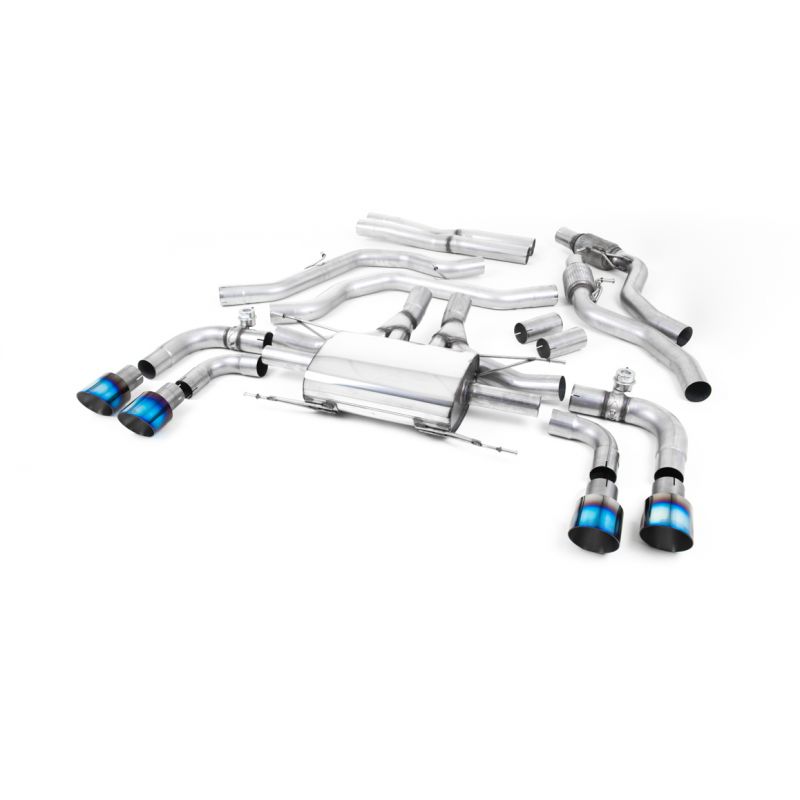 Milltek Sport - Alfa Romeo Giulia Quadrifoglio 2.9 V6 Bi-Turbo 2017-2018 Cat-back Exhaust SSXAR009