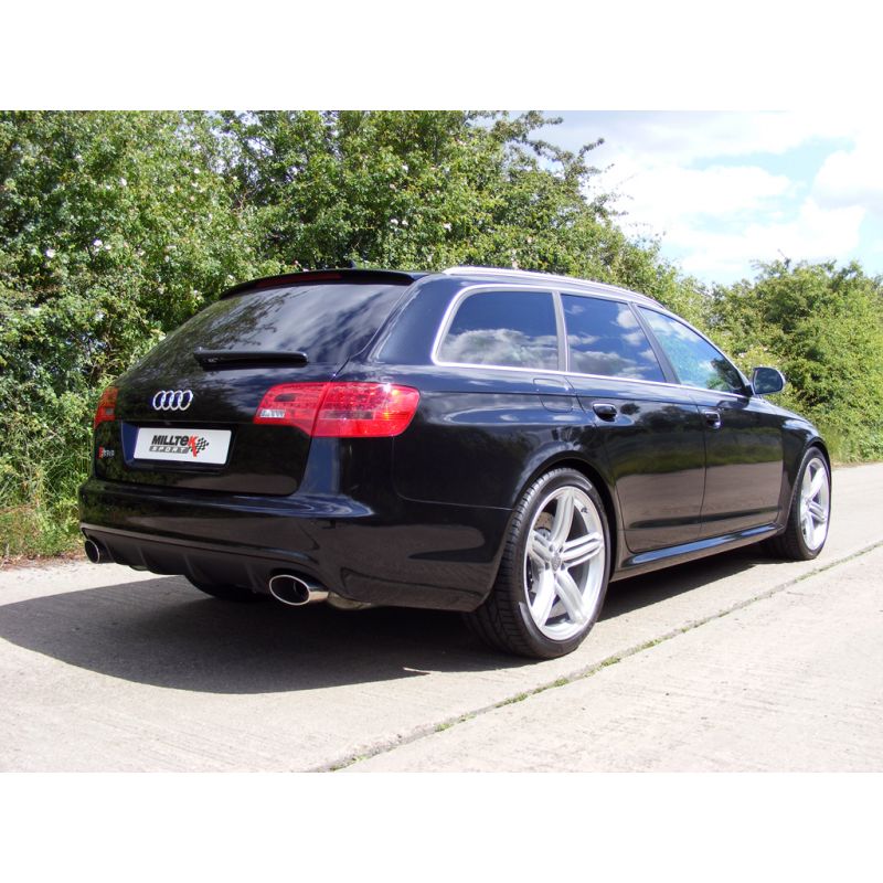 Milltek Exhaust Audi RS6 C6 5.0 V10 biturbo quattro 2008 to 2010 Cat-back SSXAU602 - TMC Motorsport