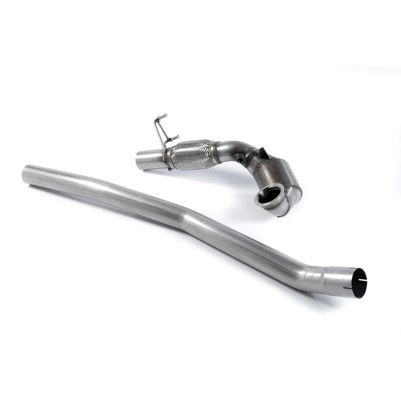 Milltek Sport - Audi S3 2.0 TFSI quattro Cabrio 8V 2013 to 2020 Large Bore Downpipe and Hi-Flow Sports Cat SSXAU423