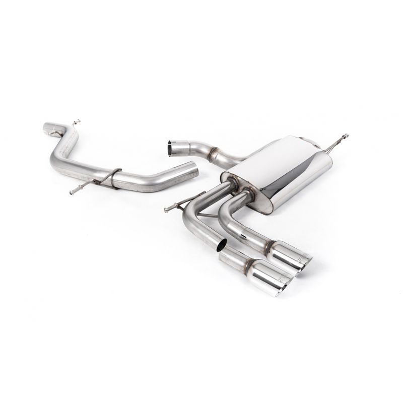 Milltek Exhaust - Audi A3 2.0T FSi 2WD (5 door Sportback) 2003-2012 Cat-back Exhaust SSXAU638