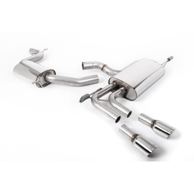 Milltek Exhaust - Audi A3 2.0T FSi 2WD (5 door Sportback) 2003-2012 Cat-back Exhaust SSXAU637