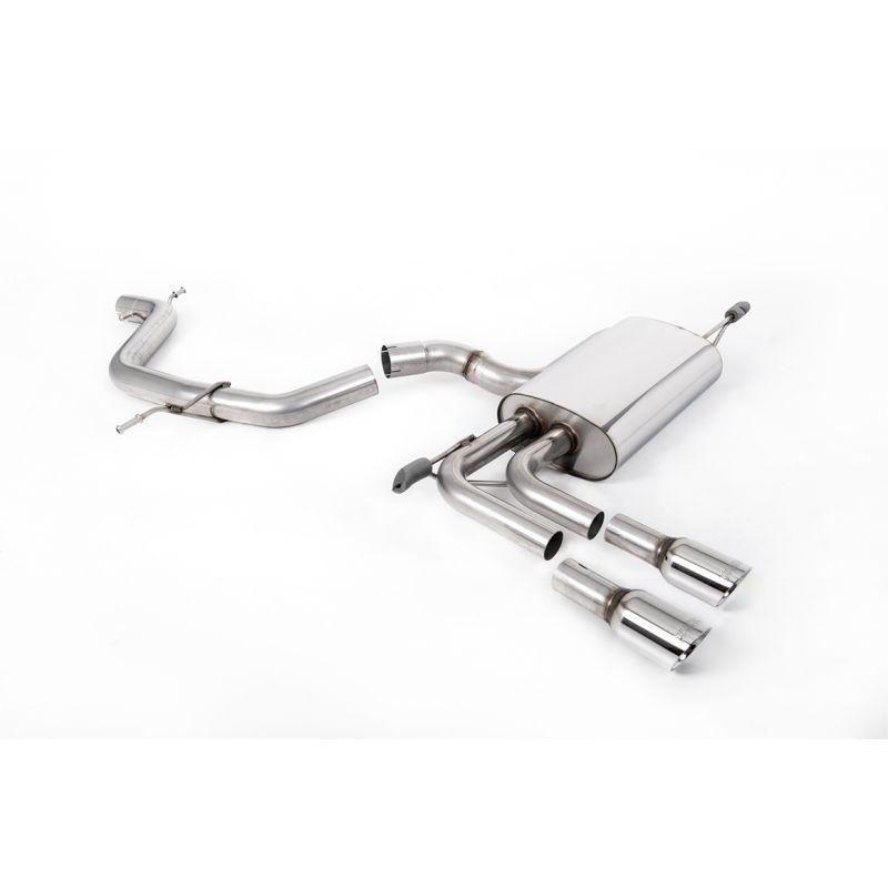 Milltek Exhaust - Audi A3 2.0T FSi 2WD (5 door Sportback) 2003-2012 Cat-back Exhaust SSXAU636