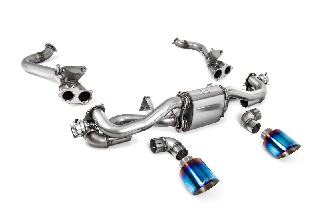 Milltek Sport - Porsche Cayman 718 GT4 4.0 (OPF/GPF Equipped Cars Only) Cat Back Exhaust Inc GPF Bypass SSXPO153