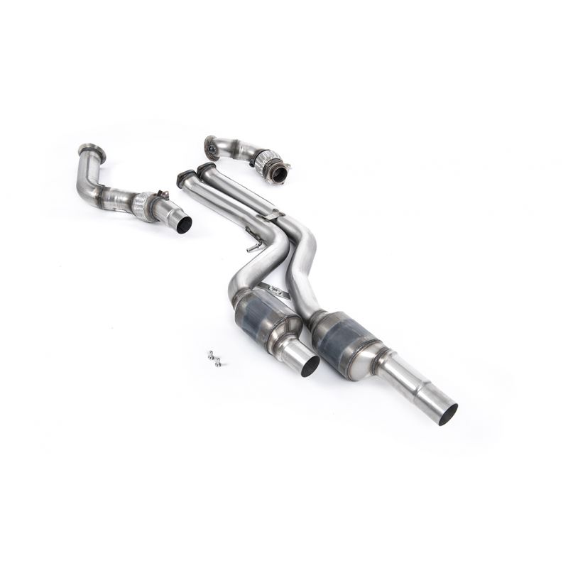 Milltek Exhaust - BMW 3 Series F80 M3, M3 Competition & M3 CS Saloon (OPF/GPF Models Only) Largebore Downpipes with GPF/OPF Bypa