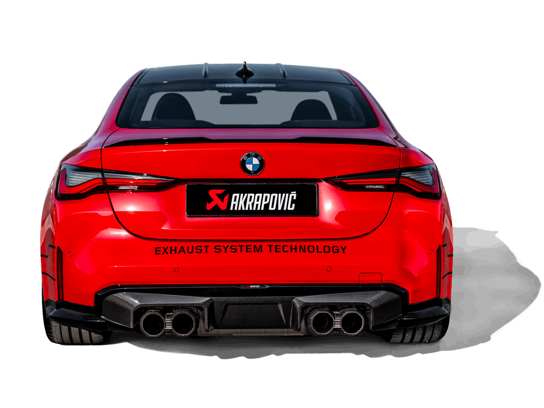 BMW M3 / M4 (G80 / G81 / G82 / G83) | Akrapovic | Rear Carbon Diffuser (High Gloss Black) - TMC Motorsport