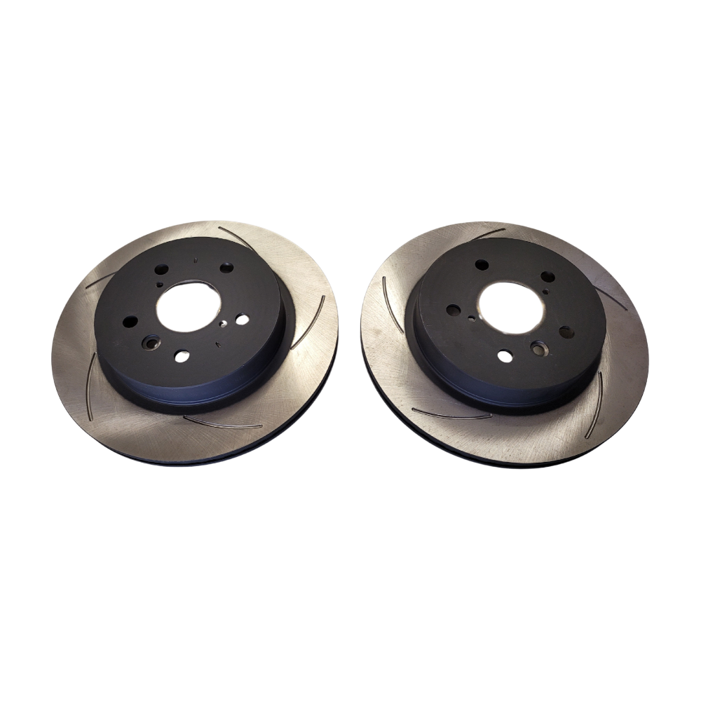 Genuine Toyota Rear Brake Discs Pair for Toyota GR Yaris - 42431-52190 & 42432-52010 - TMC Motorsport