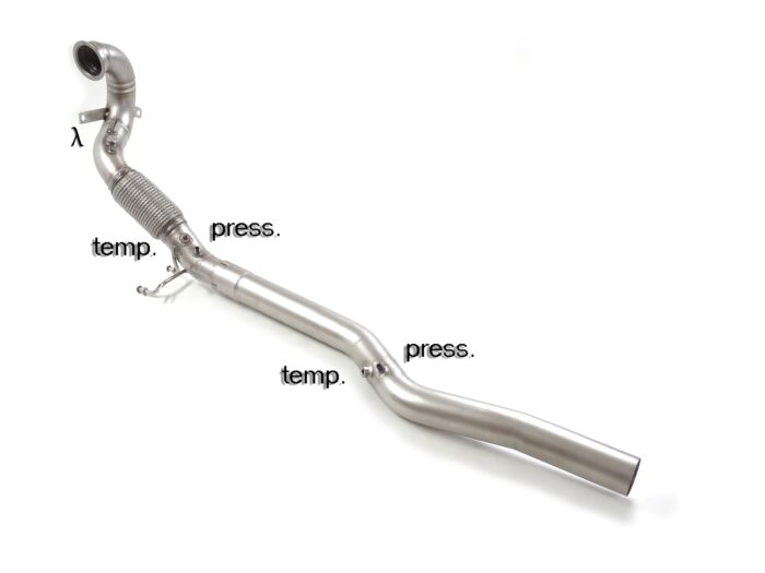 Ragazzon Stainless Steel cat replacement pipe AUDI Coup¨ S Quattro 2.0TFSI (225kW) 07/2018>>11/2020 (50.1003.80) - TMC Motorsport