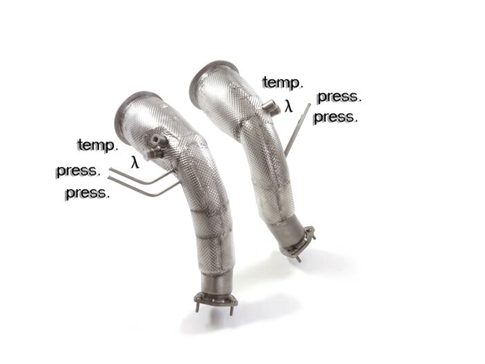 Ragazzon Stainless Steel cat replacement pipe AUDI 4.0TFSI (441kW) 2020>> (50.1017.80) - TMC Motorsport