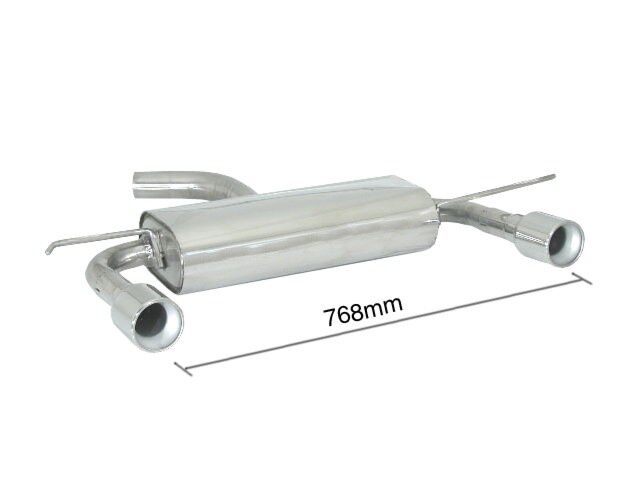 Ragazzon Rear Silencer AUDI A3 II / S3 (typ 8P) - A3 Sportback 1.9TDi DPF (77kW) - 2.0TDi DPF (103kW) 06/2005 - (50.0153.05) - TMC Motorsport