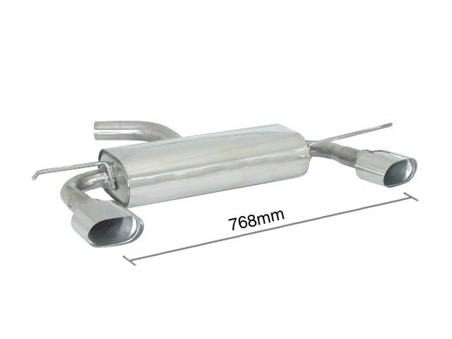Ragazzon Rear Silencer SEAT Leon II (1P) - 1.9TDi (77Kw) - 2.0TDi (103Kw) 09/2005 - (50.0157.11) - TMC Motorsport