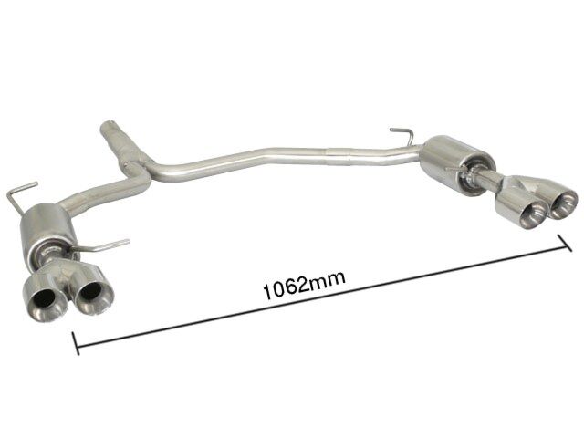 Ragazzon Rear Silencer AUDI A5 (typ 8T) - Coupe 2.0TDi (133kW) Quattro 11/2011 - (50.0366.57) - TMC Motorsport