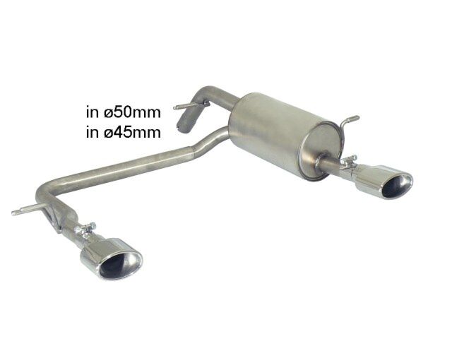 Ragazzon Rear Silencer PEUGEOT 208 1.6VTi (88kW) 2012>> (50.0458.10) - TMC Motorsport