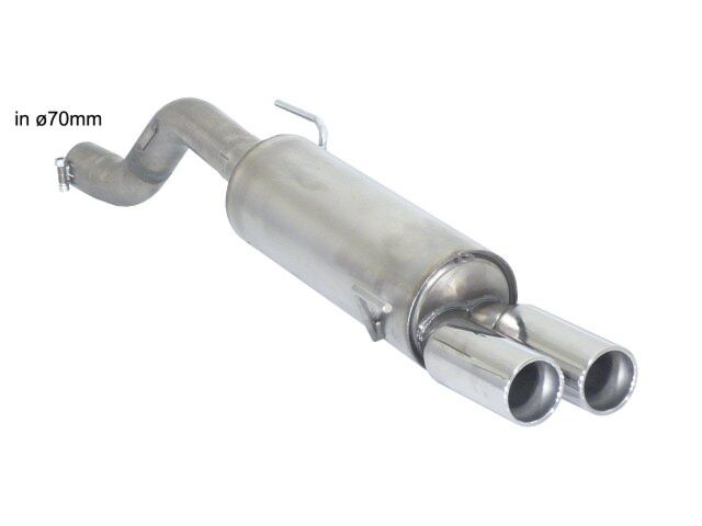 Ragazzon Rear Silencer ABARTH Grande Punto Abarth 1.4 TJET (114kW) ¸70mm 10/2007>> (50.0464.26) - TMC Motorsport