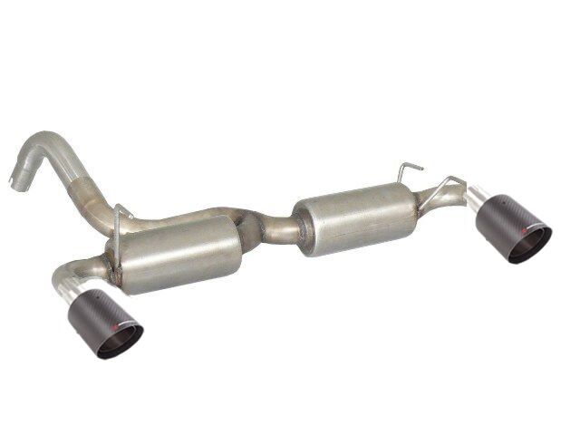 Ragazzon Rear Silencer ABARTH 500 / 595 ¸63.5mm 2016>> Carbon Shot Tailpipes - TMC Motorsport