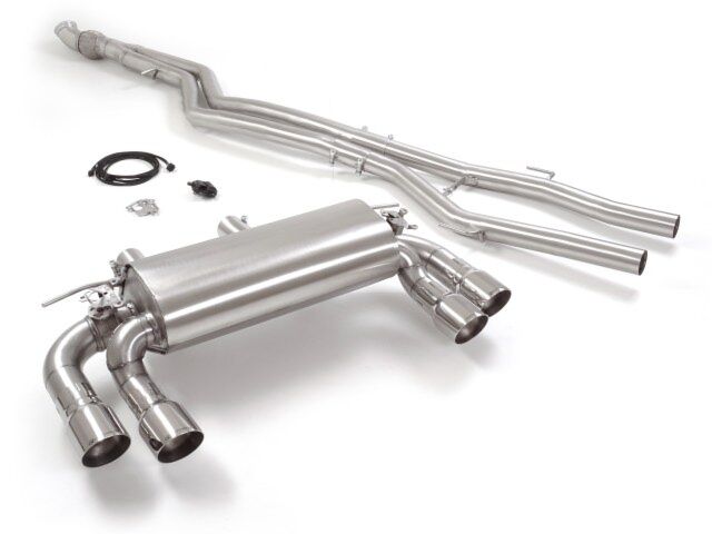 Ragazzon Stainless steel centre pipe + Stainless steel rear silencer €“ Stainless tail €“ BMW M2 F87 Coup¨ 3.0 (272kW) 2015> (50.0760.58) - TMC Motorsport