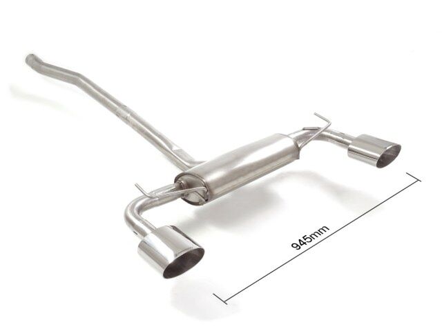 Ragazzon Stainless Steel rear silencer left/right FIAT 1.0 T3 (88kW) 2018>> (50.0822.12) - TMC Motorsport