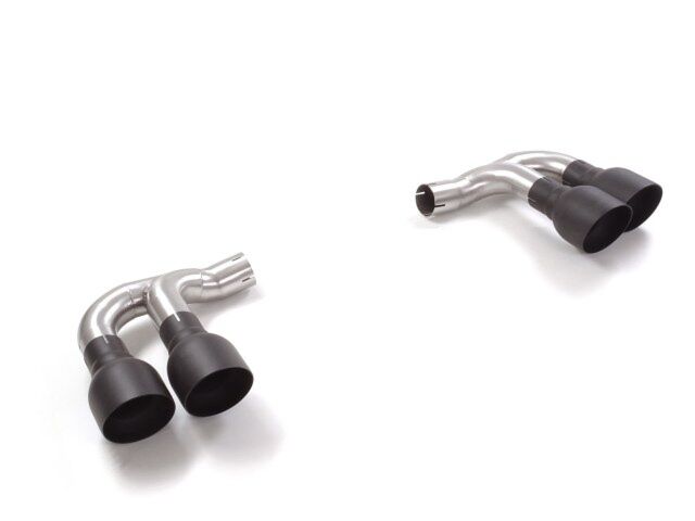 Ragazzon Stainless steel round Sport Line Black tail pipe PORSCHE 3.0 V6 (250kW) 2017>>08/2018 (no Euro6D-Temp) (50.0837.29B) - TMC Motorsport