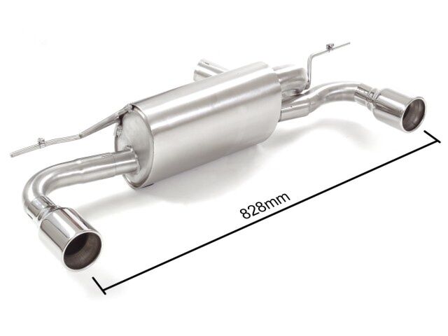 Ragazzon Stainless steel rear silencer left/right BMW F21 116i (80kW - B38) 2015>>2019 (50.0847.05) - TMC Motorsport