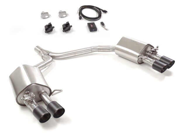 Ragazzon Stainless steel rear silencer left/right AUDI Sportback Quattro 2.0TFSI (155kW) 2008>>2013 (50.0860.73) - TMC Motorsport