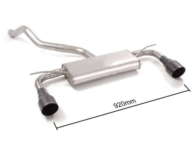 Ragazzon Stainless steel rear silencer left/right SEAT 1.5TSI FR (96 / 110kW) 09/2018>>2020 (50.0864.61B) - TMC Motorsport