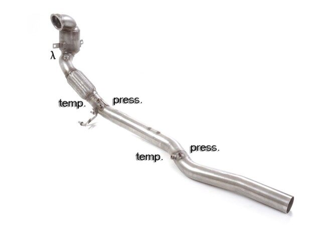 Ragazzon Stainless steel metallic catalyst AUDI S3 Sportback Quattro 2.0TFSI (221kW) 11/2018>>2020 (50.0874.80) - TMC Motorsport