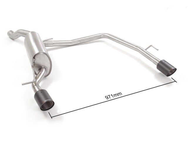 Ragazzon Stainless steel rear silencer left/right SEAT 1.0TSI (85kW) / 1.0TSI (85kW) FR 2017>>11/2020 (50.0880.73) - TMC Motorsport