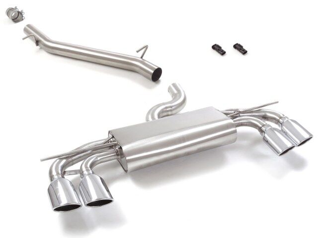 Ragazzon Stainless steel centre pipe group N + rear silencer left/right
AUDI S3 Quattro 2.0TFSI (221kW) 2013>>2016 (50.0957.35) - TMC Motorsport