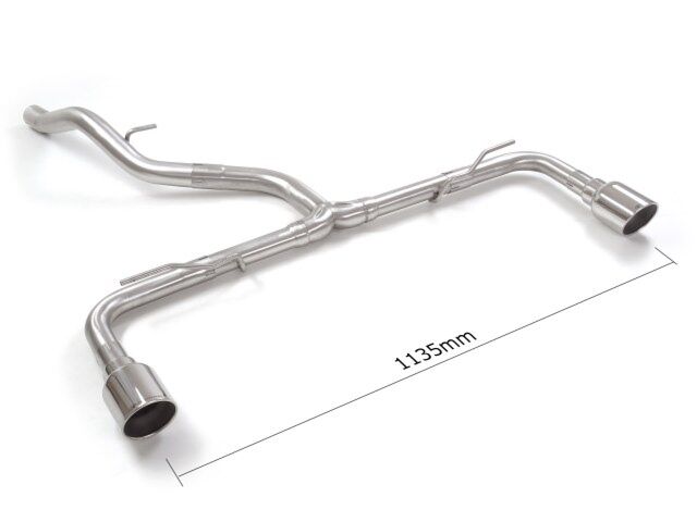 Ragazzon Stainless steel rear tube group N left/right VOLKSWAGEN 1.5TSI - 1.5eTSI (96kW - NO Multilink) 12/2019>> (50.0994.61) - TMC Motorsport