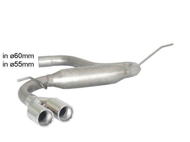 Ragazzon Rear Silencer AUDI A3 (typ 8V) 2012>> 2.0TDi (110kW) 2012>> (50.0490.26) - TMC Motorsport
