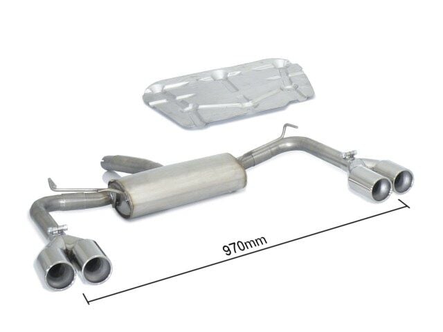 Ragazzon Rear Silencer ALFA ROMEO Giulietta(940) 1.4TB (110kW) Sprint 2014>> (50.0513.26) - TMC Motorsport