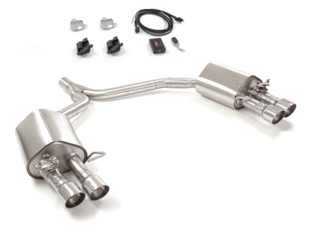 Ragazzon Stainless steel rear silencer left/right AUDI Sportback Quattro 2.0TFSI (155kW) 2008>>2013 (50.0860.60) - TMC Motorsport