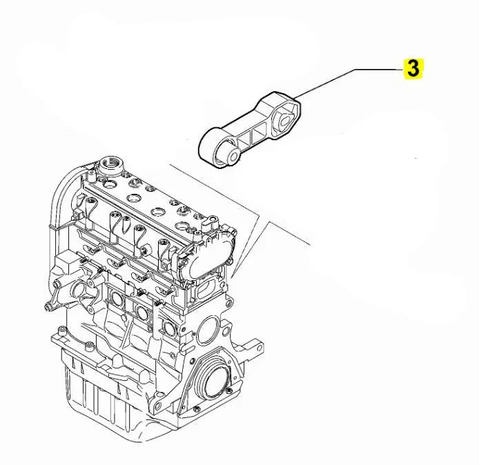 Genuine Abarth Rear Engine Tie Bar - 500 Abarth - TMC Motorsport