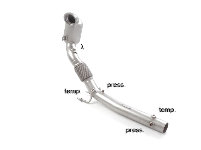 Ragazzon Stainless steel metallic catalyst AUDI 40TFSI (147kW) 2018>>2020 (54.0412.00) - TMC Motorsport