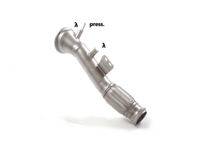 Ragazzon Stainless steel cat replacement pipe TOYOTA GR 3.0 (250kW) 2019>> (55.0724.00) - TMC Motorsport