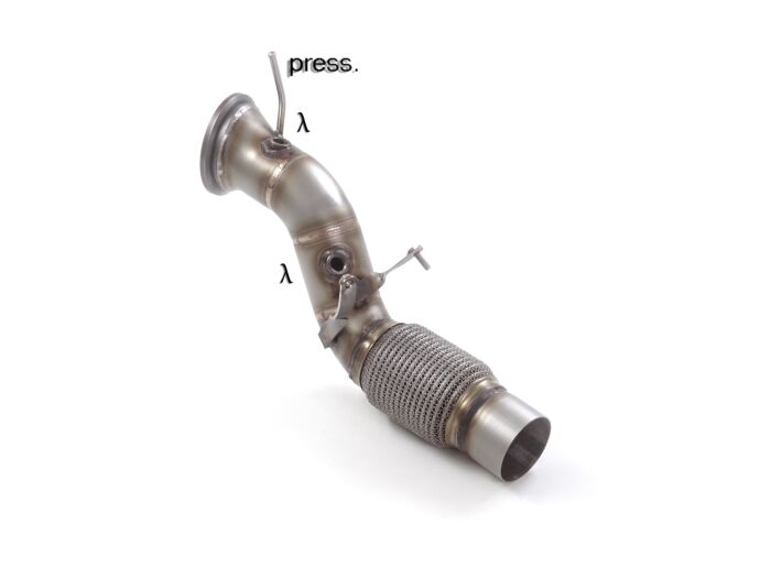 Ragazzon Stainless steel cat replacement pipe BMW 230i (185kW) 2016>>07/2018 (55.0777.00) - TMC Motorsport