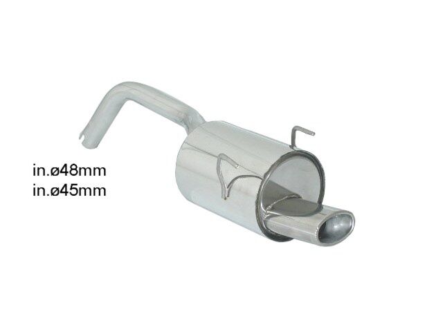 Ragazzon Rear Silencer FIAT Panda III (typ 319) 1.2 (51kW) 2012>> (58.0645.10) - TMC Motorsport