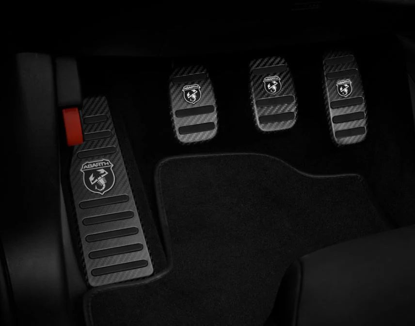 Genuine Abarth Carbon Pedal Set - 500 Abarth Manual - (LHD) - TMC Motorsport