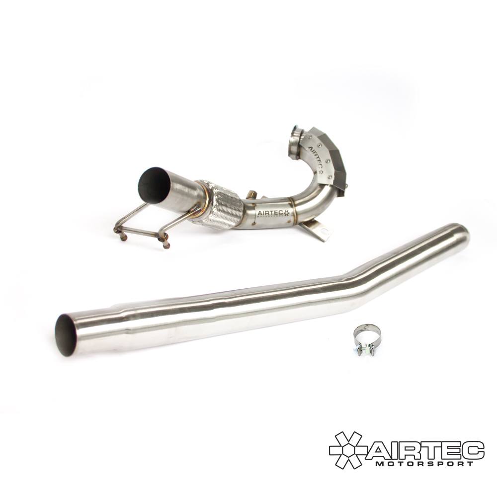 AIRTEC Motorsport De-Cat Downpipe & Centre Section for Golf R Mk7 & 7.5 - TMC Motorsport
