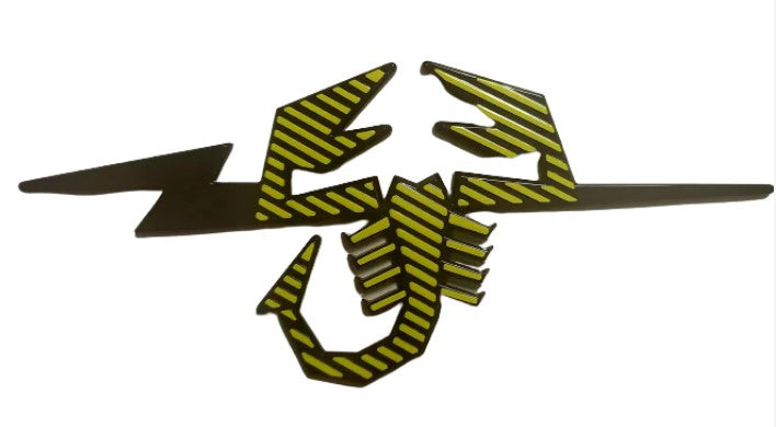 Genuine Abarth Lightning Badge, Nearside - Abarth 500e - TMC Motorsport