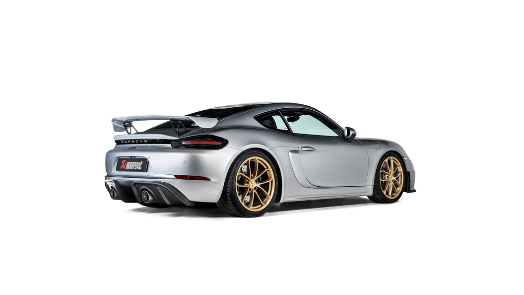 Porsche 718 Cayman GT4 / Spyder | Akrapovic | Rear Carbon Diffuser (Matte) - TMC Motorsport