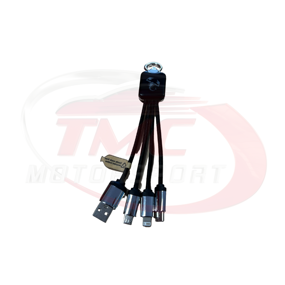 Genuine Abarth Backlit Multi Charger Cable - TMC Motorsport