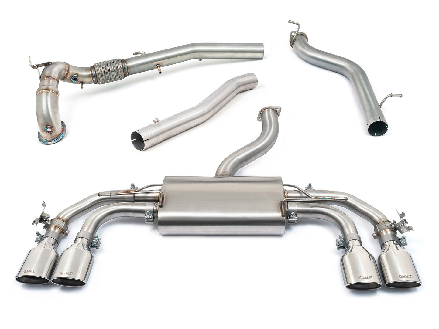 Cobra Sport Audi S3 (8Y) 5 door Sportback Valved Turbo Back Performance Exhaust - TMC Motorsport
