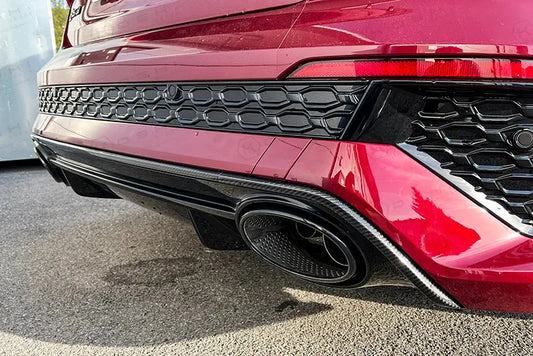 Audi RS3 (2021-ongoing) Rear Center Diffuser Trim - Carbon Fibre