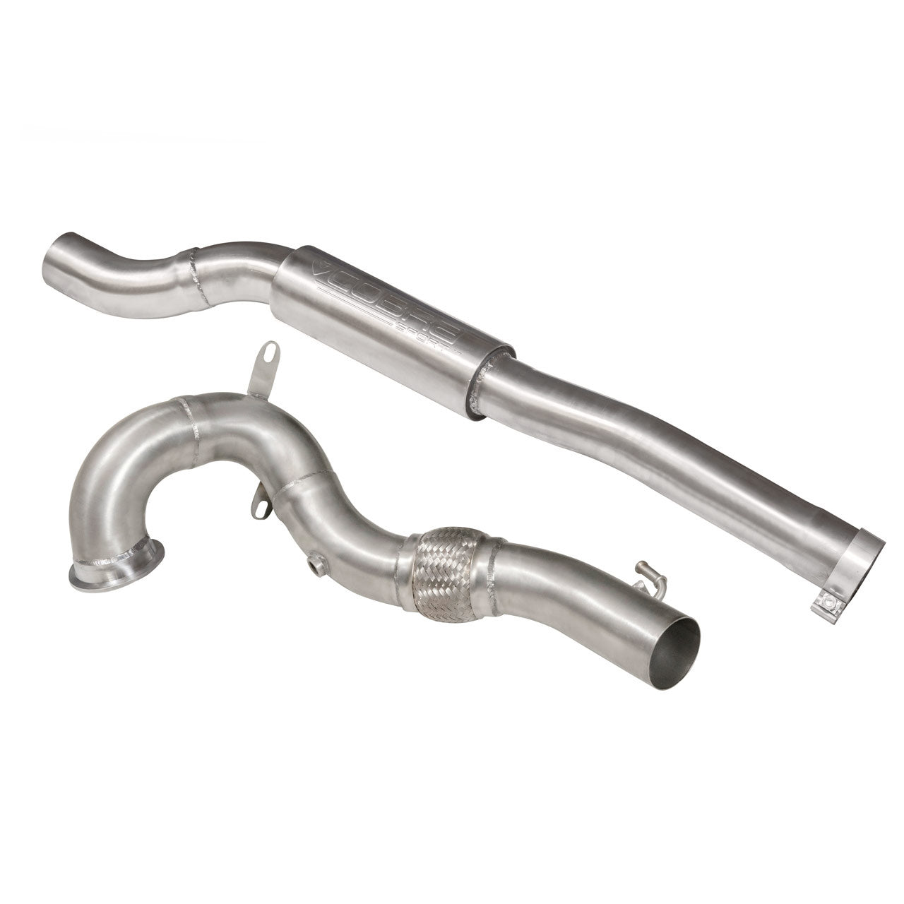 Cobra Sport Audi TTS (Mk3) 2.0 TFSI Front Downpipe Sports Cat / De-Cat Performance Exhaust - TMC Motorsport