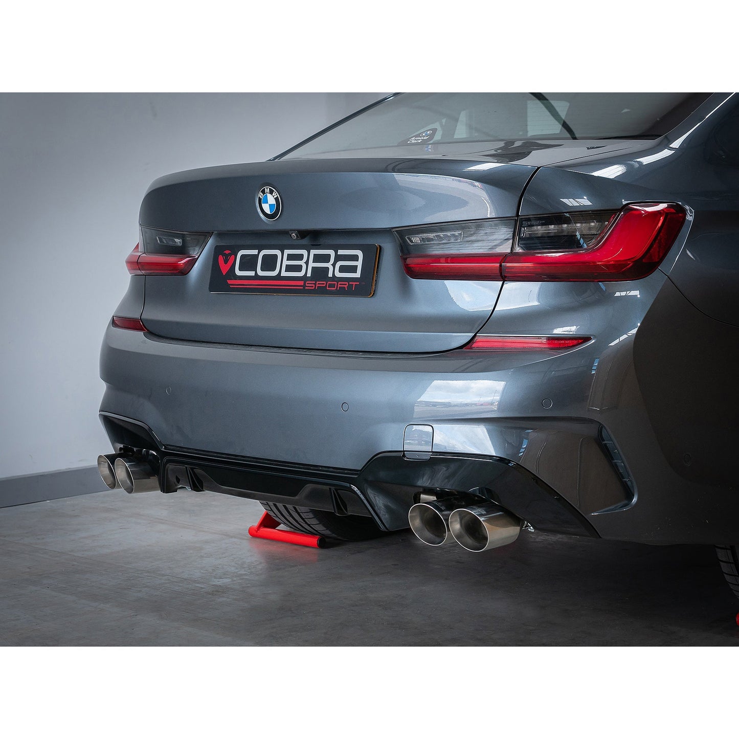 Cobra Sport BMW 330e Touring (G21) (19>) Non-Valved Venom Quad Exit Rear Axle Back M3 Style Performance Exhaust - TMC Motorsport