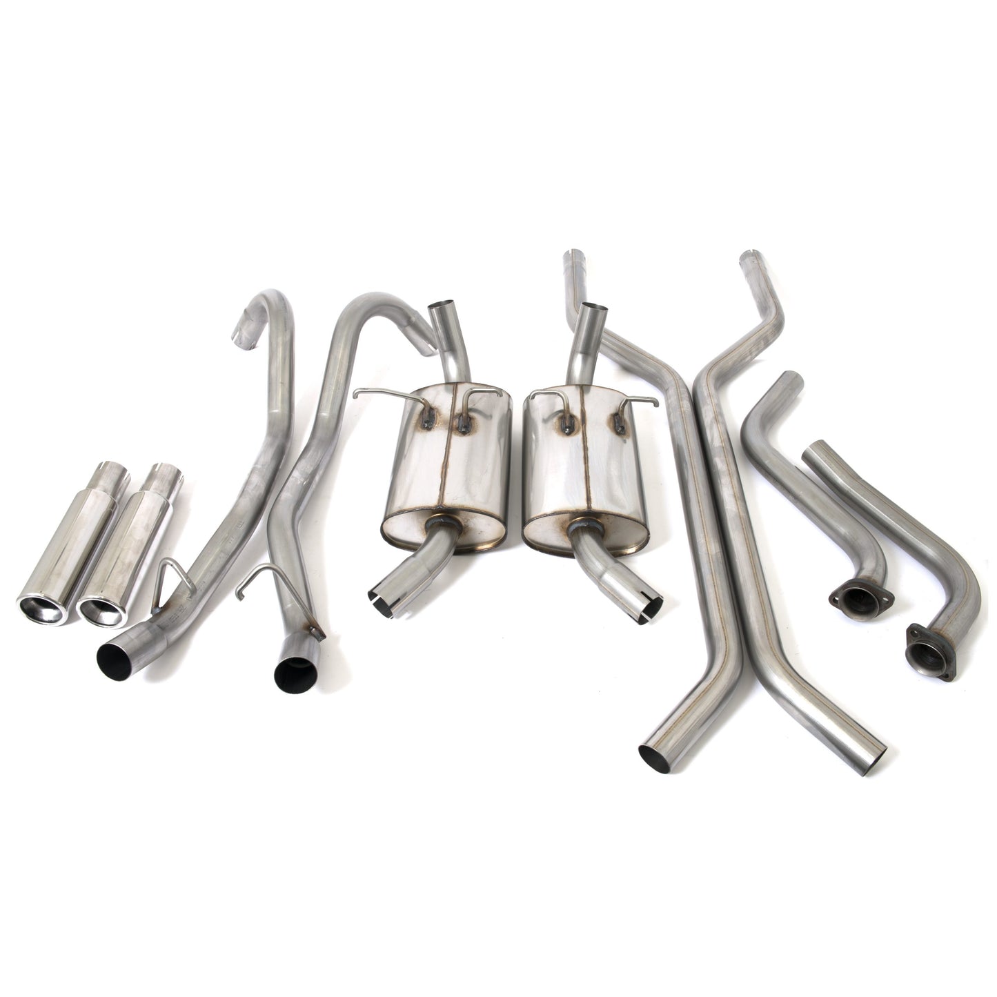 Piper Exhausts Ford Capri MK2 2.8L V6 Cologne - 2 Silencer System - TMC Motorsport