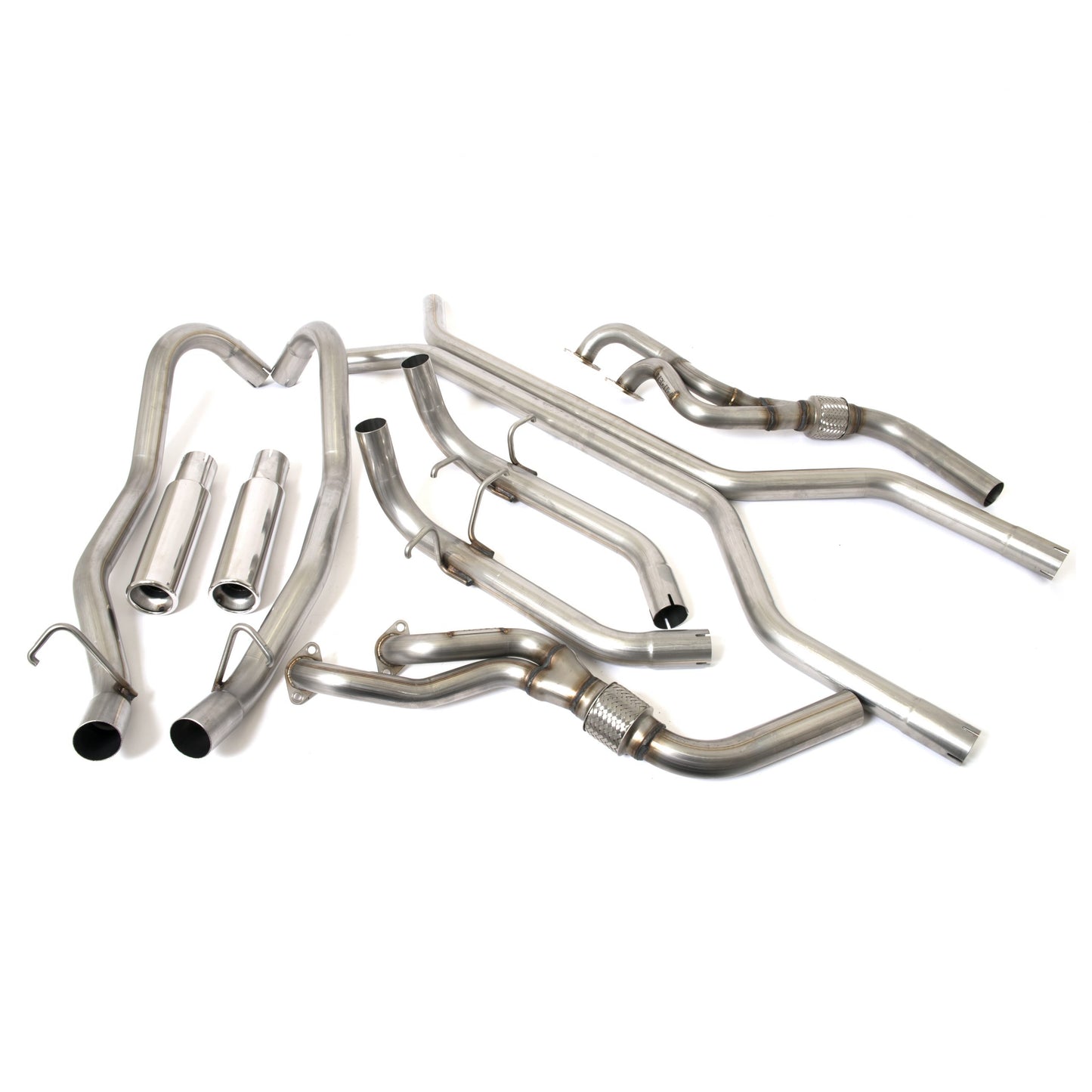 Piper Exhausts Ford Capri MK2 2.8L V6 Cologne - 0 Silencer System - TMC Motorsport