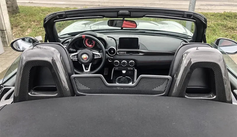 Abarth 124 Rear Seat Cover - Carbon Fibre - TMC Motorsport