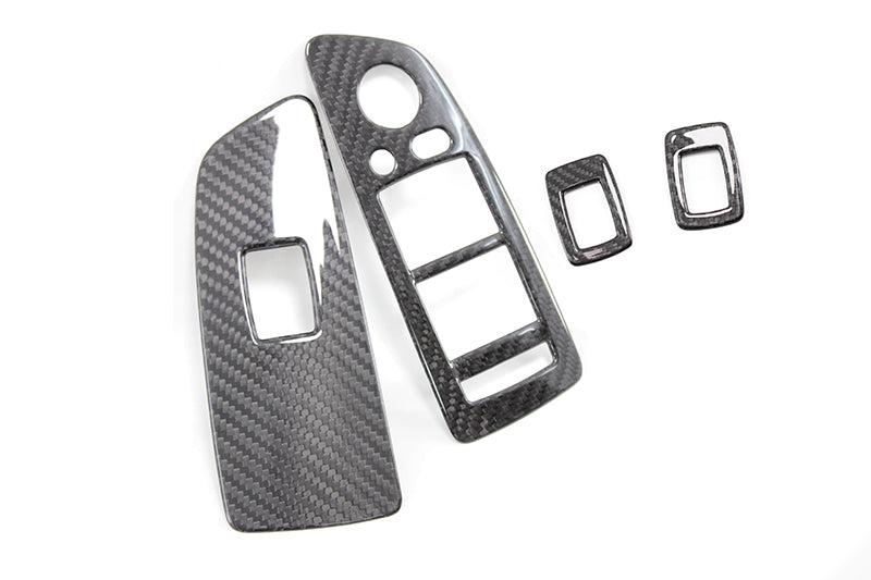 BMW E87 window switch cover - Carbon Fibre
