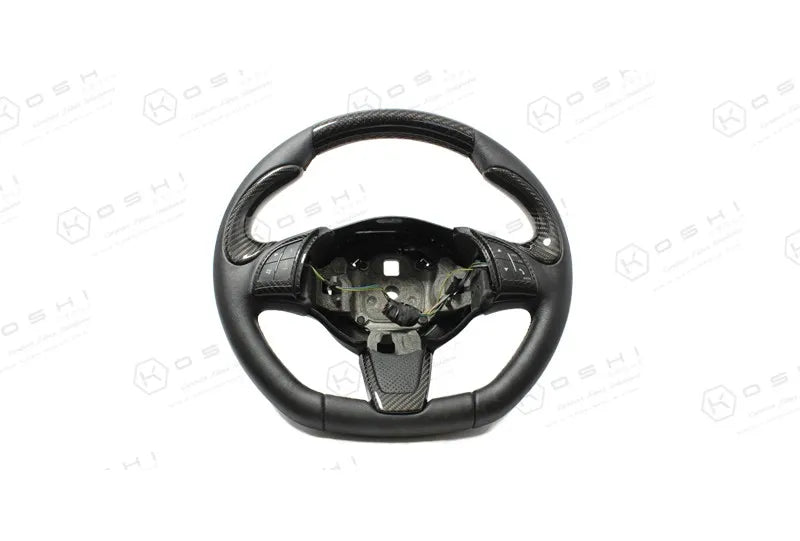 Abarth 500 Steering Wheel Mid-Side Cover - Carbon Fibre - TMC Motorsport